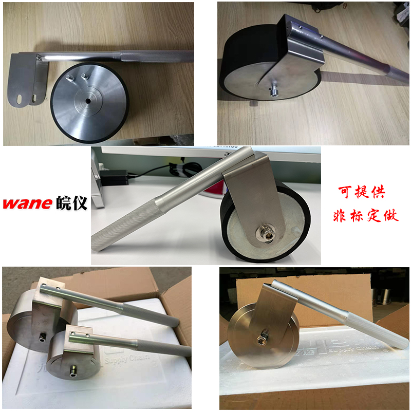 手动辗压滚轮2kg胶带保持力3kg手推轮4kg粘性测试碾压辊5公斤滚轮